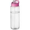 H2o Active® Vibe 850 Ml -urheilujuomapullo Kaatonokkakannella Läpinäkyvä / Pinkki