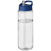 H2o Active® Vibe 850 Ml -urheilujuomapullo Kaatonokkakannella Läpinäkyvä / Sininen