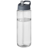 H2o Active® Vibe 850 Ml -urheilujuomapullo Kaatonokkakannella Läpinäkyvä / Ukkosenharmaa