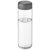H2o Active® Vibe 850 Ml Vesipullo Kierrekannella Läpinäkyvä / Ukkosenharmaa