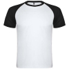 Indianapolis Lyhythihainen Urheilu-t-paita, Unisex, 140 G/m² Valkoinen / Musta