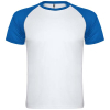 Indianapolis Lyhythihainen Urheilu-t-paita, Unisex Valkoinen / Royal Sininen