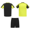 Juve Lasten Urheilusetti, 140 G/m² Fluorikeltainen / Musta