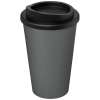 Kierrätetty Americano® 350 Ml -muki, Eristetty Harmaa / Musta