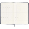 Moleskine Kovakantinen Vaakasuuntainen L-viikkokalenteri 12 Kuukaudelle