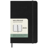 Moleskine Vaakasuuntainen Kovakantinen Taskukokoinen Viikkokalenteri 12 Kuukaudelle
