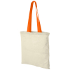 Nevada Puuvillakassi, 100 G/m² 7l Natural / Oranssinpunainen