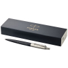Parker Jotter Bond Street-kuulakärkikynä (sininen Muste) Musta / Hopea
