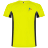 Shanghai Lasten Lyhythihainen Urheilu-t-paita Fluor Yellow / Musta