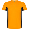 Shanghai Miesten Lyhythihainen Urheilu-t-paita Fluor Orange / Musta