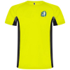 Shanghai Miesten Lyhythihainen Urheilu-t-paita Fluor Yellow / Musta