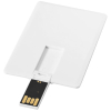 Slim-usb-muistitikku, 4 Gt, Kortin Muotoinen Valkoinen