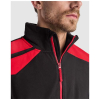 Terrano Microfleece-takki, Unisex Musta / Punainen