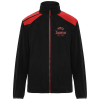Terrano Microfleece-takki, Unisex Musta / Punainen