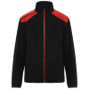 Terrano Microfleece-takki, Unisex Musta / Punainen