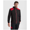 Terrano Microfleece-takki, Unisex Musta / Punainen