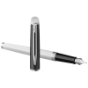 Waterman Hemisphere Värit Peittävä Mustekynä Palladium Pinnoitteella (sininen Muste) Valkoinen / Musta