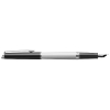 Waterman Hemisphere Värit Peittävä Mustekynä Palladium Pinnoitteella (sininen Muste) Valkoinen / Musta