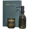 Wellmark Discovery 250 Ml:n Käsisaippua-annostelija Ja 150 G:n Tuoksukynttiläsetti
