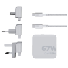 Xtorm Xvc2067 Ganultra 67 W Matkalaturi 100 W Usb-c Pd -kaapelilla