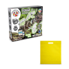 2 In 1 Fossil Excavation Kit Iv. Opetuspeli Toimitetaan Kuitukangaslahjapussilla (80 G/m²) Keltainen
