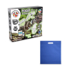 2 In 1 Fossil Excavation Kit Iv. Opetuspeli Toimitetaan Kuitukangaslahjapussilla (80 G/m²) Syvänsininen