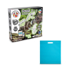 2 In 1 Fossil Excavation Kit Iv. Opetuspeli Toimitetaan Kuitukangaslahjapussilla (80 G/m²) Vaaleansininen