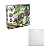 2 In 1 Fossil Excavation Kit Iv. Opetuspeli Toimitetaan Kuitukangaslahjapussilla (80 G/m²) Valkoinen