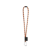75089. Set Lanyard Tube Long (Ø 7 Mm), 55 Mm:n D-muotoinen Sulkurengas Ja Ø 7 Mm:n Turvalukko Musta/oranssi