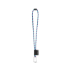 75089. Set Lanyard Tube Long (Ø 7 Mm), 55 Mm:n D-muotoinen Sulkurengas Ja Ø 7 Mm:n Turvalukko Violetti/vaaleansininen