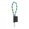 75090. Set Lanyard Tube Short (Ø 7 Mm) 9 Mm:n Sulkurenkaalla Heksakromi Keltainen/syvänsininen