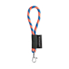 75090. Set Lanyard Tube Short (Ø 7 Mm) 9 Mm:n Sulkurenkaalla Heksakromi Oranssi/syvänsininen