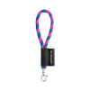 75090. Set Lanyard Tube Short (Ø 7 Mm) 9 Mm:n Sulkurenkaalla Heksakromi Pinkki/syvänsininen