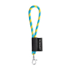 75090. Set Lanyard Tube Short (Ø 7 Mm) 9 Mm:n Sulkurenkaalla Keltainen/vaaleansininen