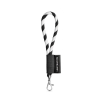 75090. Set Lanyard Tube Short (Ø 7 Mm) 9 Mm:n Sulkurenkaalla Musta/valkoinen