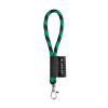 75090. Set Lanyard Tube Short (Ø 7 Mm) 9 Mm:n Sulkurenkaalla Musta/vihreä