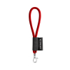 75090. Set Lanyard Tube Short (Ø 7 Mm) 9 Mm:n Sulkurenkaalla Punainen