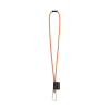 75091. Set Lanyard Nautic Long (Ø 7 Mm) 55 Mm D-muotoisella Karbiinihaalla Ja Ø 7 Mm Varmistuslukolla Heksakromi Oranssi