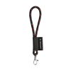 75092. Set Lanyard Nautic Short (Ø 7 Mm) Setti 9 Mm:n Sulkurenkaalla Musta/punainen