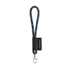 75092. Set Lanyard Nautic Short (Ø 7 Mm) Setti 9 Mm:n Sulkurenkaalla Musta/syvänsininen
