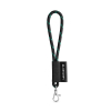 75092. Set Lanyard Nautic Short (Ø 7 Mm) Setti 9 Mm:n Sulkurenkaalla Musta/vihreä