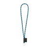 75093. Set Lanyard Tube Long (Ø 7 Mm) Renkaalla Ø 32 Mm Musta/syvänsininen