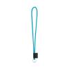 75093. Set Lanyard Tube Long (Ø 7 Mm) Renkaalla Ø 32 Mm Vaaleansininen