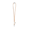 75096. Lanyard Cork Long Set. Perusmallit Natural