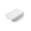 Ampere 10. 10 000 Mah:n Magneettinen Tehopankki, Jossa On 15 W:n Supernopea Langaton Laturi Kierrätetystä Abs:stä (100 % Rabs) Valkoinen