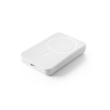 Ampere 5. 5 000 Mah:n Magneettinen Tehopankki, Jossa On 15 W:n Supernopea Langaton Laturi, Kierrätetystä Abs:stä (100 % Rabs) Valkoinen