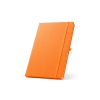 Anne. A5 Notebook In Recycled Polyester (100% Rpet) With Lined Pages Oranssi