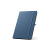 Anne. A5 Notebook In Recycled Polyester (100% Rpet) With Lined Pages Sininen