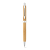 Bahia Ii. Bamboo Ballpoint Pen With Clip And Twist Mechanism Natural