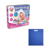 Bath Bombs Kit Iv. Opetuspeli Toimitetaan Kuitukangaslahjapussilla (80 G/m²) Syvänsininen